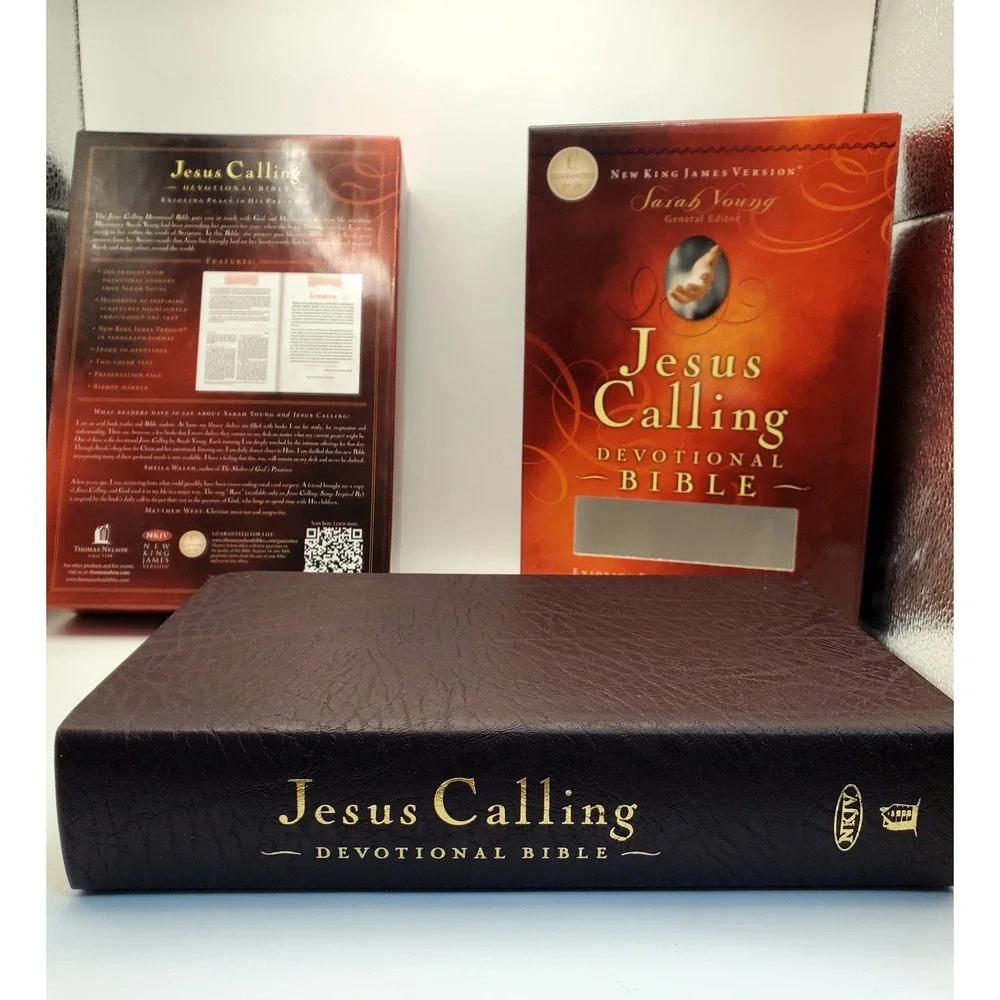 New In Box: Jesus Calling Devotional Bible – Signature Series (NKJV)